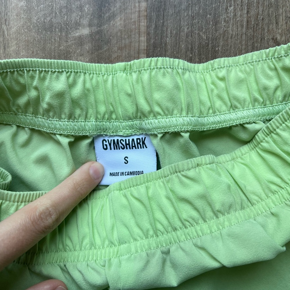 Gymshark Light Green Shorts